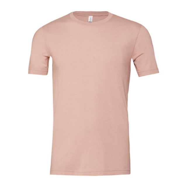 Bella + Canvas Adults Heather Cvc Short Sleeve T-Shirt