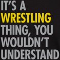 thumbnail image 3 of CafePress - Its A Wrestling Thing Dark T Shirt - Men's Classic Graphic Cotton T-Shirt, 3 of 4