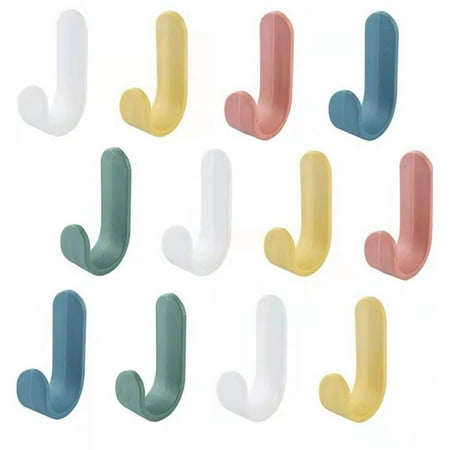 

Xinqinghao Hooks Non-Perforated Wall-Mounted Hooks Hooks Clothes The Hooks Seamless Behind Kitchen Door Housekeeping & Organizers Multicolor