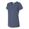 thumbnail image 2 of Heavy Cotton Women’s T-Shirt, XL, Heather Navy, 2 of 3
