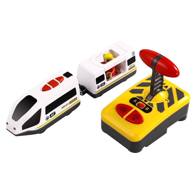 Tren eléctrico de juguete STOBOK Mini Tren RC para niños Divertido juguete educativo para niños (sin pilas)
