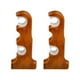 thumbnail image 5 of Paquete de 2 soportes dobles para barra de cortina BLESIY color madera, 5 of 8