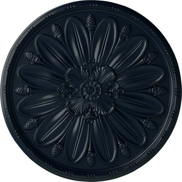 40"OD x 1 7/8"P Delfina Ceiling Medallion, Hand-Painted Midnight Dream