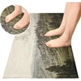 thumbnail image 4 of Coolnut Western Landscape View Bath Mats, Soft Absorbent Plush Bathroom Rugs with Non Slip Rubber Back, Machine Washable Shaggy Bath Carpet for Kitchen Tub Showers , 39x20 in Home Decor Gifts, 4 of 7