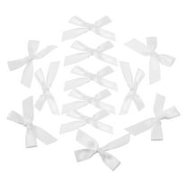 100 Pcs Gift Box Bow Shirt Boxes for Presents Baby Barrettes White