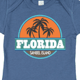 thumbnail image 4 of Inktastic Sanibel Island Florida Beach Cities Boys or Girls Baby Bodysuit, 4 of 5