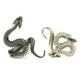 thumbnail image 5 of AYYUFE 2Pcs Exaggerated Punk Wrapped Rings Copper Bronze Color Snake Shape Men Adjustable Rings for Cocktail Party, 5 of 6