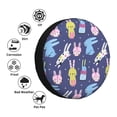 thumbnail image 4 of Fotbe Cartoon Rabbit Funda de Llanta de Repuesto con Estampado, Engrosada, Ajuste Universal para Jeep, Remolque, RV, SUV, Camión-16 inch, 4 of 6