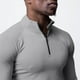 thumbnail image 3 of pstuiky camisas de manga larga para hombre, Protector solar de verano para hombre, transpirable, de color sólido, con cremallera, cuello alto y manga larga. top de hombre m, 3 of 5