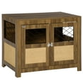 thumbnail image 2 of PawHut Dog Crate Furniture with Soft Cushion, Dog Crate End Table, 2 of 9