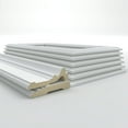 thumbnail image 4 of Ekena millwork 94 1/2"L (Adjustable 36"H to 40"H) Ashford Square Panel Traditional Wainscot Paneling Kit, 4 of 10