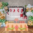 thumbnail image 3 of Christmas Tree Fireplace Backdrop Photography Studio Background Balls Wreath02 New Year ration Photo Back Drop, 3 of 8