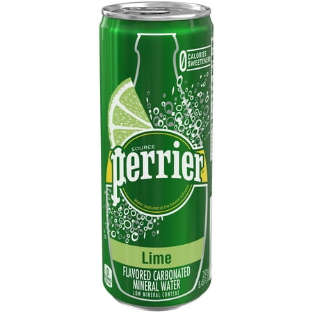 PERRIER, SPARKLING NATURAL MINERAL WATER, LIME