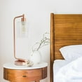 thumbnail image 5 of Simple Designs Bronson Antique Style Industrial Iron Lantern Desk Lamp with Glass Shade, 5 of 5