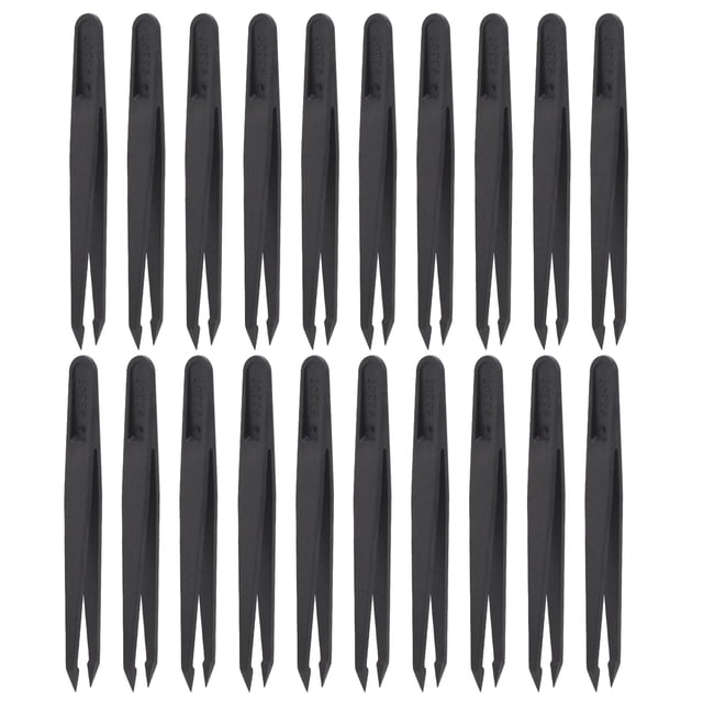 Carbon Fiber Tweezers, Small Size Tweezers Corrosion-resistant Performance With 20 X Tweezers For Mobile Phone Repair Watch Repair Electronic Circuit