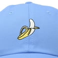 thumbnail image 2 of DALIX Banana Hat Novelty Peel Baseball Dad Cap Gifts for Men Women in Light Blue, 2 of 5