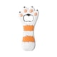 thumbnail image 1 of Abridor de botellas magnético con forma de pata de gato para amantes de la cerveza. A rayas blancas. ¡Apto para el frigorífico! Diversión felina en 3D, 1 of 5