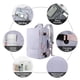 thumbnail image 4 of Mochila de viaje con asas para mujer, impermeable, 35 L, color morado, 4 of 9