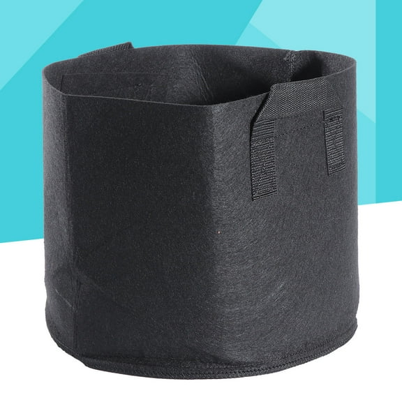 HEALEEP Non-Woven Fabric Plant Grow Bag Black 1Pack 5 Gallon 30In Diameter 25In Height
