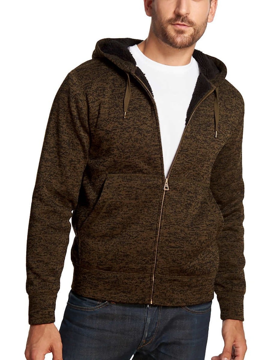 mens sherpa zip up