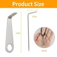 thumbnail image 3 of Efficient Doorbells Opening Tool Set Convenient for Rings Models Includes 2 Stainless Steel Key Daily Casual Use, 3 of 9