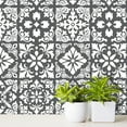 thumbnail image 4 of Walplus  Dark Grey Spanish Renaissance Tile Stickers Peel and Stick Wall Stickers Wall Art 24 pieces, 4 of 11