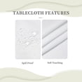 thumbnail image 2 of 4th of July Tablecloth Round 60 X 84 Inch Patriotic American Flag Firework Tablecloth Washable Table Cover Reusable Memorial Day Tablecloth for Home Party Picnic, 2 of 6