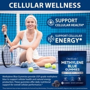 2 Pack Methylene Blue Gummies, USP Grade, Cognitive Support, 30 Count