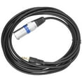 thumbnail image 2 of 3.5mm Stereo Jack Plug To 3 Pin XLR Male Cable Microphone Audio Record, 2 of 8