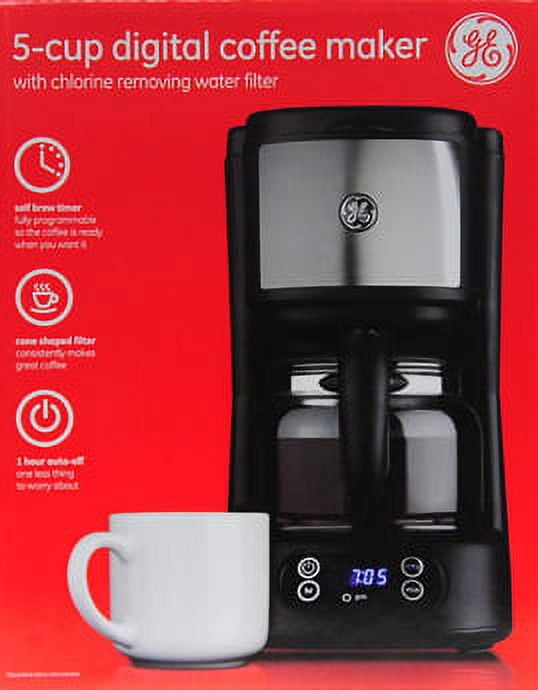 GE® Stainless Steel Countertop Coffee Maker