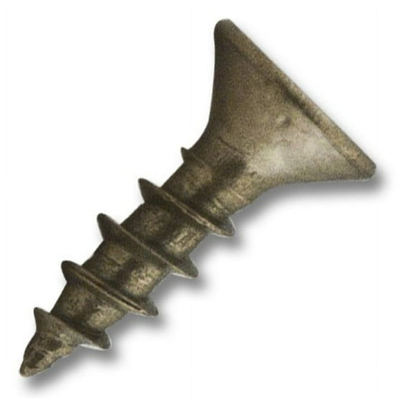 #6 x 1/2 in. Antique Brass Philips Flat Head Coarse Thread 1000 Per Box