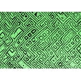 thumbnail image 1 of Ahgly Company Indoor Rectangle Solid Emerald Green Modern Area Rugs, 2' x 4', 1 of 4