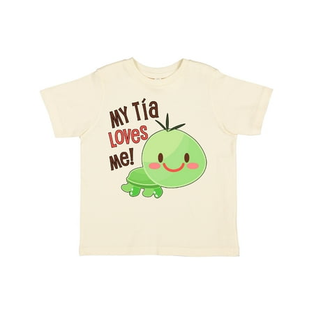 

Inktastic My Tía Loves Me- Cute Turtle Gift Toddler Boy or Toddler Girl T-Shirt