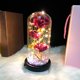 thumbnail image 4 of Rosa iluminada, rosa encantada con lámpara LED, flores artificiales, rosa falsa, regalo rojo, 4 of 7