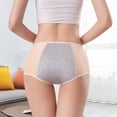 thumbnail image 2 of Bragas menstruales Gray3XLWomen, ropa interior cómoda a prueba de fugas, pantalones fisiológicos para mujeres, 2 of 5