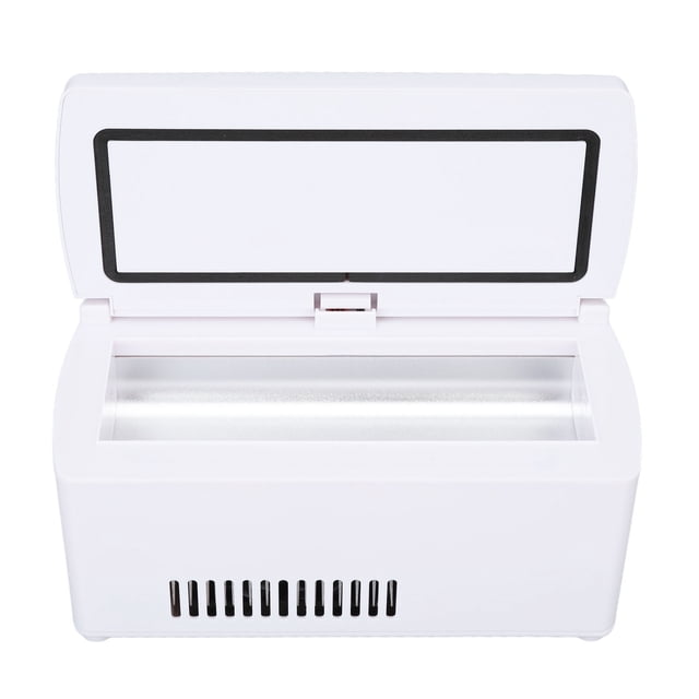 Insulin Refrigerator, UV Paint Cooler Refrigerated Box Low Noise Easy Use With Car Adapter For Travel For Home