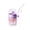 typeC, variant on Cute Flip Top Whale Straw Water Cup, Portable Clear Printed Drinking Tumbler with Bendable Straw, Leakproof Travel Water Bottle for Daily Home, Outdoor Sports & Travel Drinks