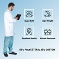 thumbnail image 2 of ACTIVE UNIFORMS Lab Coat-Unisex 40 Inch Lab Coat (White, 5X-Large), 2 of 7