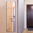 thumbnail image 3 of Shatterproof Full Length Mirror Tiles,Mirror for Wall,Full Body Mirror for Kids,Extra Thick 0.125",4Pcs 14"x14",Made of Frameless Plexiglass Acrylic Plastic,Wall Mounted for Home Gym,Bathroom,Door, 3 of 5