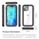 Tarise Waterproof Cover Case for iPhone 12 mini, Built-in Screen ...