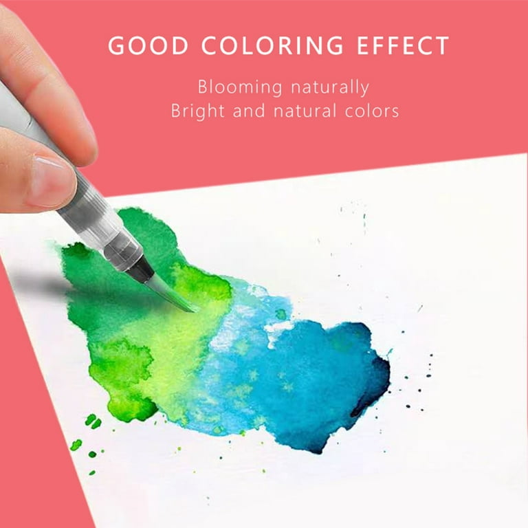 Gunsamg Watercolor Paint Set, 100 Colors Painting with Water Brush Pens,  Professional Watercolor Paint Set for Kids, Adults, Art Supplies. 54  Premium