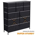 thumbnail image 3 of REAHOME Commode Organisateur de Rangement pour Chambre à Coucher à 12 Tiroirs en Acier, Light Grey, 3 of 7