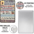 thumbnail image 3 of Lake Rules Tin Sign Cave Pool Country Lake House Farmhouse Cabin Beach Bar Wall Decor Sign 12x8 Inches, 3 of 5