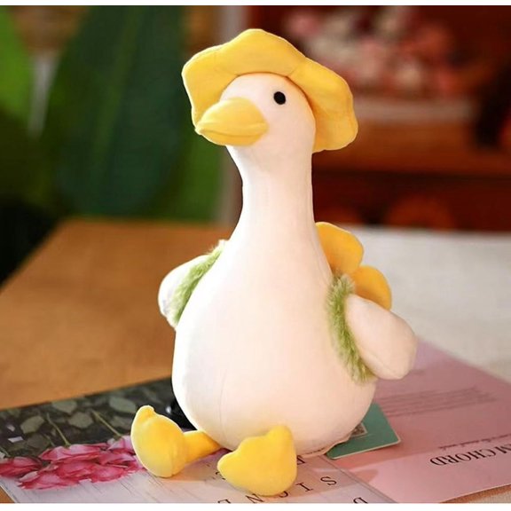 Duck Stuffed Animal, Plush Throw Pillow, Cute Plush Duck Stuffed Animal Toys for Kids Home Nursery Room, Great Gift for Duck Lovers of All Ages(Yellow, 35cm)