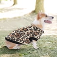 thumbnail image 6 of Pet Winter Coat Snow Zipper Clothing Cold Weather Dog Vest Warm Puppy Coat Leopard Print, 6 of 8