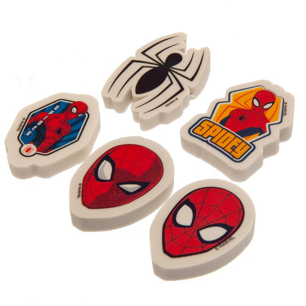 SpiderMan Erasers Set (Pack of 5)
