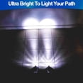 thumbnail image 3 of LED Croc Shoe Lights - 3 LED Modes, USB Rechargeable, Waterproof, Clip On Light - Shoe Headlights For Night Walking, Running & Cycling 2pc - (Blue), 3 of 7