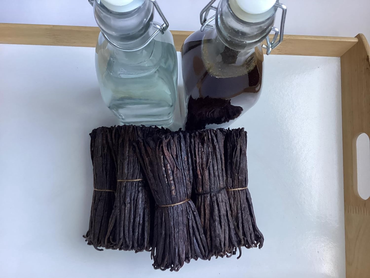 50 Split Organic Madagascar Vanilla Beans Grade B| 5"-7" For Extract by FITNCLEAN VANILLA| Bourbon NON-GMO Pods for Paste