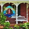 thumbnail image 4 of 3D Dynamic Rotating Wind Chime Stainless Steel Color Metal Sheet Wind Rotating Energy Courtyard Art Outdoor Metal Hanging Wind Chime, 4 of 4