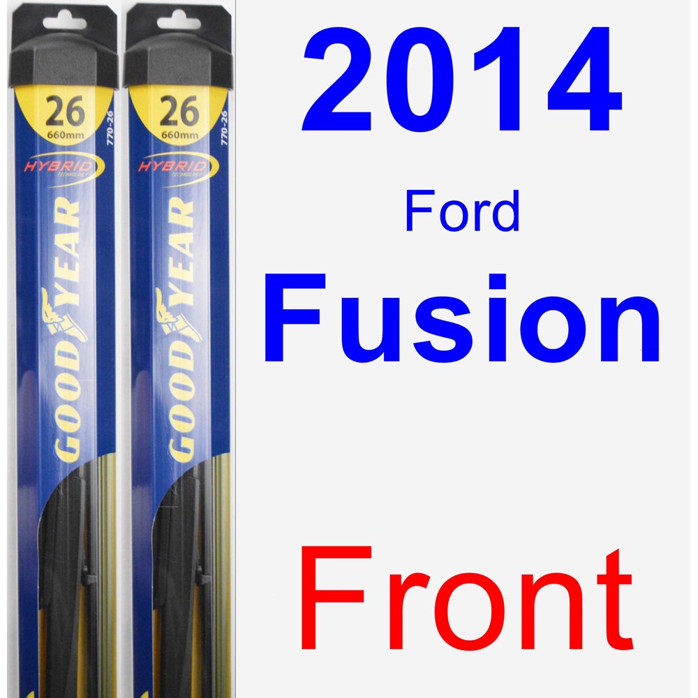 2014 Ford Fusion Wiper Blade Set/Kit (Front) (2 Blades) Hybrid